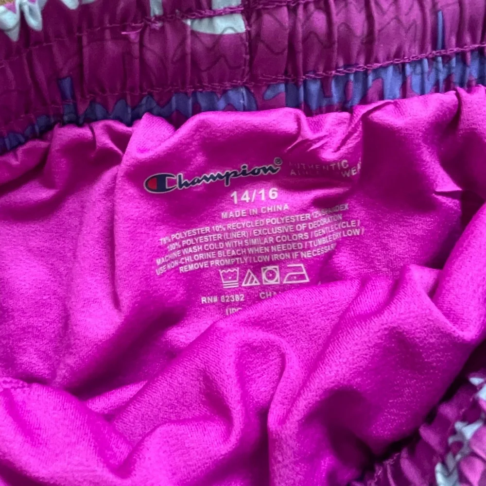 Champion purple girls athletic shorts 14 16